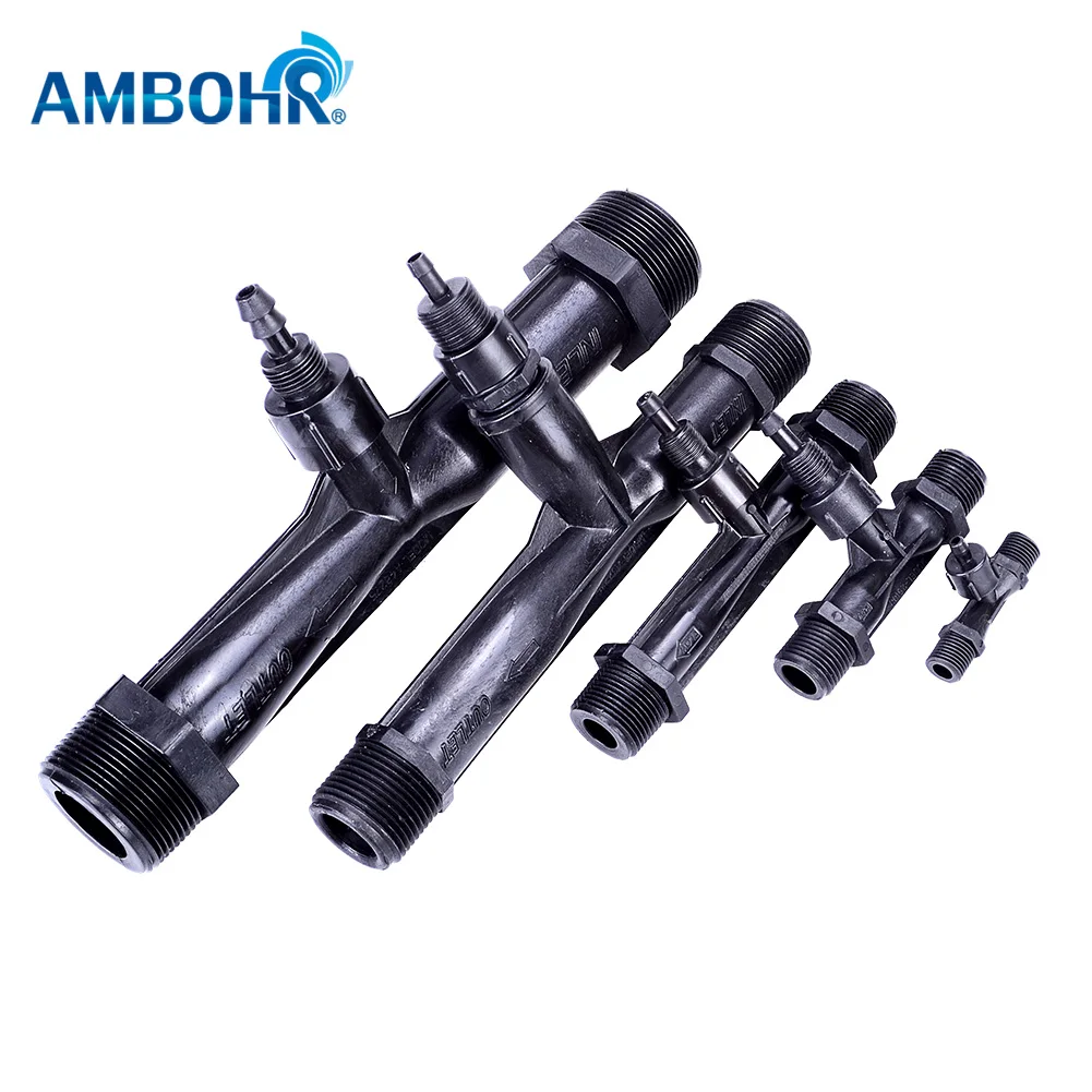 AMBOHR AVT Series Injector Aerator Ejector Venturi System Venturi Para Estanques Ozone Venturi Mixing for Fertilizer Injector