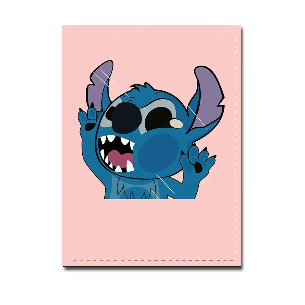 Сумка для паспорта с мультяшным принтом стилч для мужчин и женщин, универсальная трендовая визитница для студентов