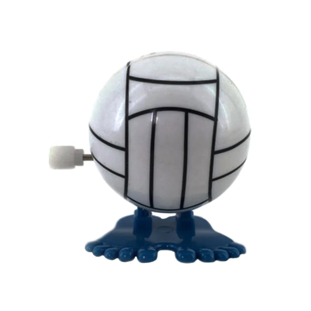 Children educational plastic volleyball kid favorite gifts wind up mechanism for toys