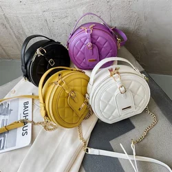 TS9505 2021 Wholesale trendy Ladies Handbag Fashion Chain Round Hand Bag Design Circle Purses For Women