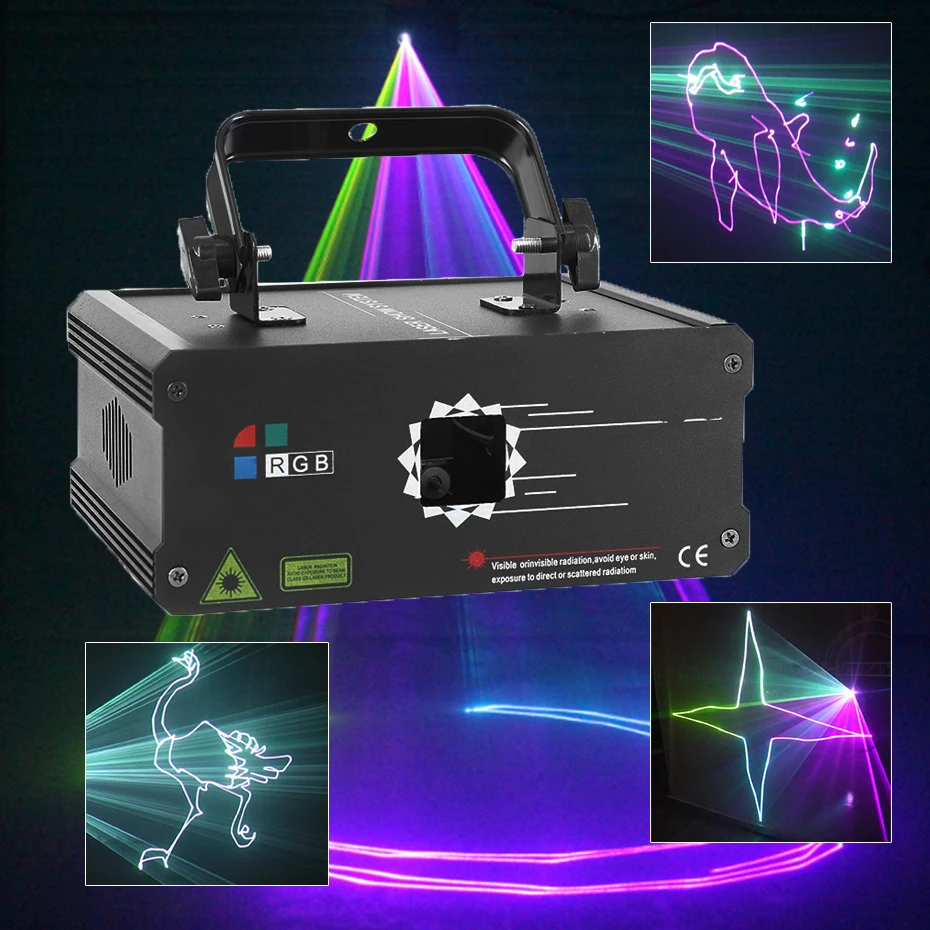 dmx animatiion laser luces disco dj