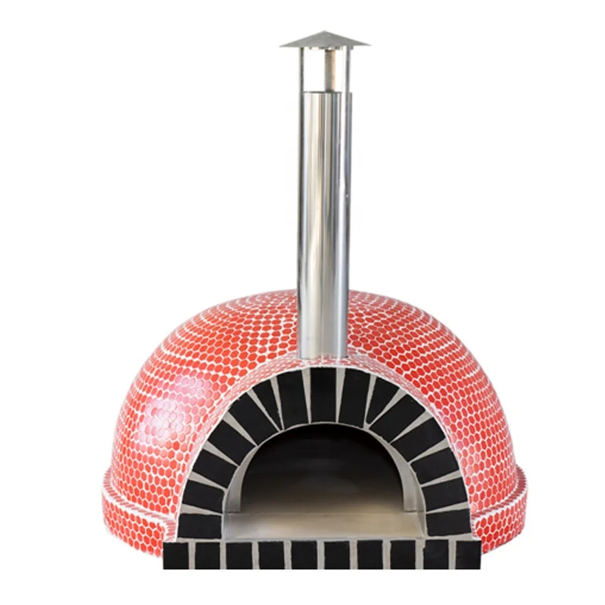 Small Italian Portable Oven Pizza Outdoor Wood Fired Stone Ceramic Ovens Price Philippines for Sale