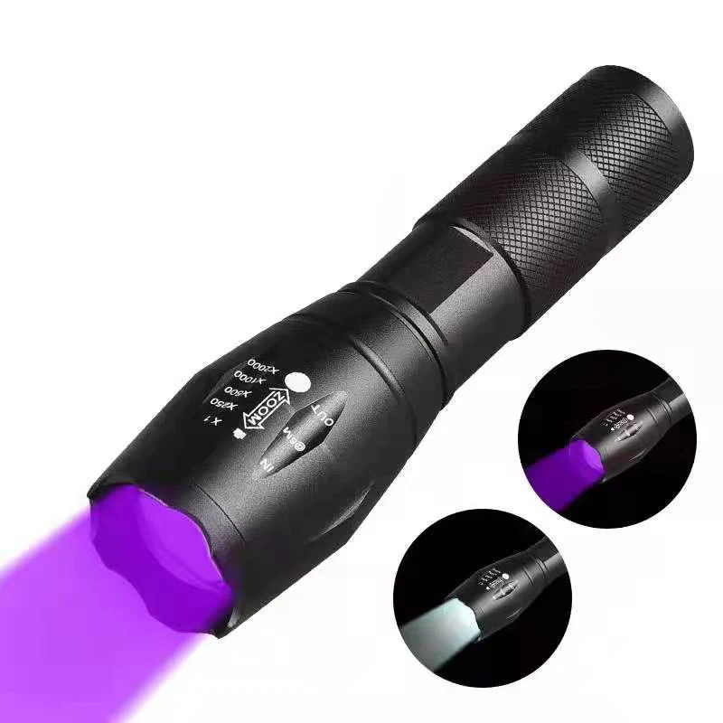 Mini Uv Led Flashlight Black Torch Uv Light for Check Money