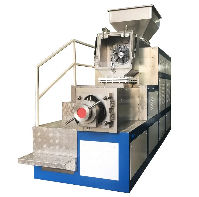 Factory Price Good Quality Soap Extruded Machine Stainless Steel Duplex Single Worm Vacuum Plodder