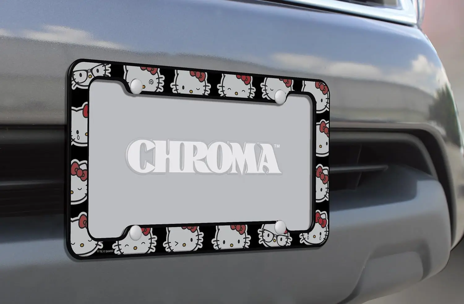 Custom Plastic 3D Anime  License Plate Frame Hello Kitty Plastic License Plate Frames Jdm License Frame