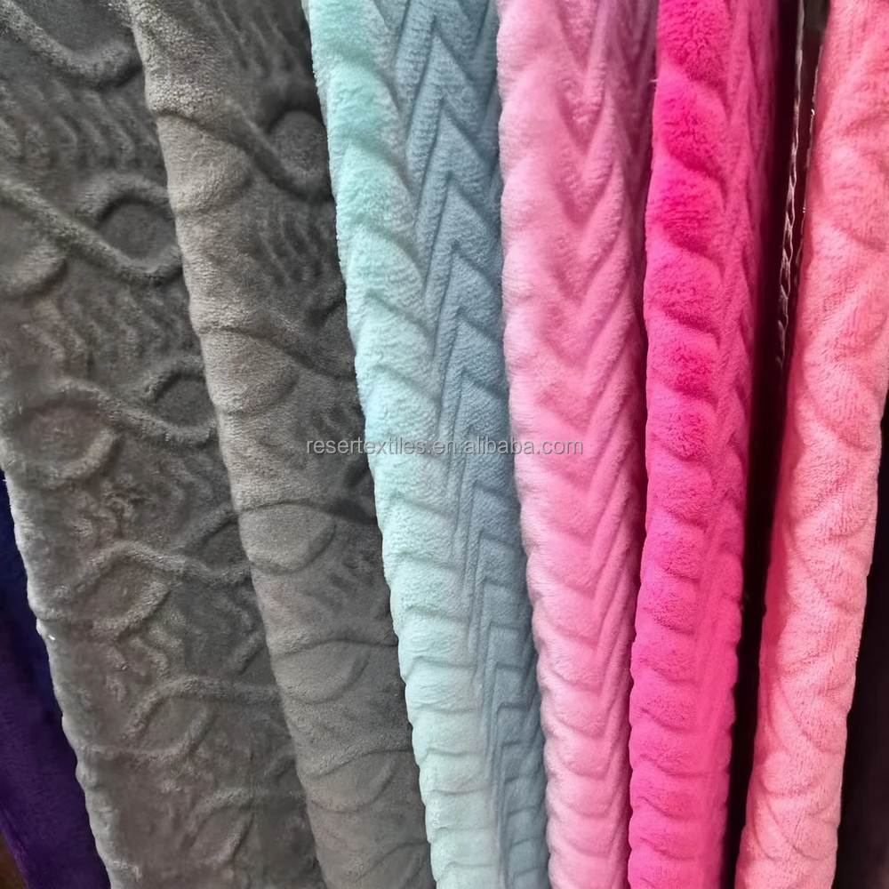 All-Season Luxury Modern Jacquard Style Bed Blanket Super Soft Premium Silky Flannel Fleece Anti-Pilling Brushed Pattern Throws