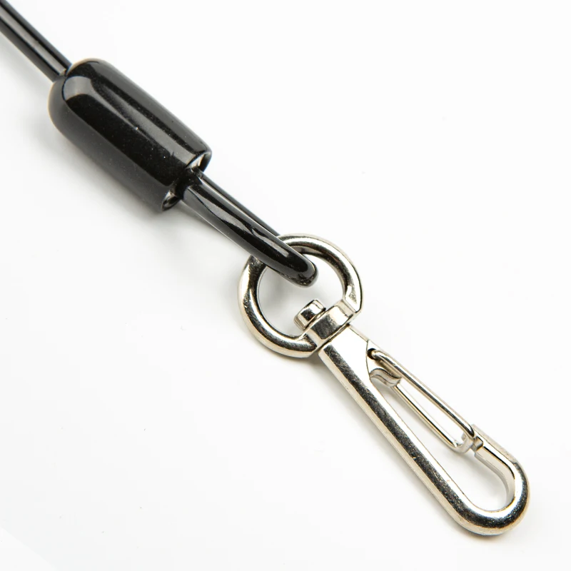 Custom Extendable Steel Cable Coiled Tether Fishing Bungee Cord Tools ...