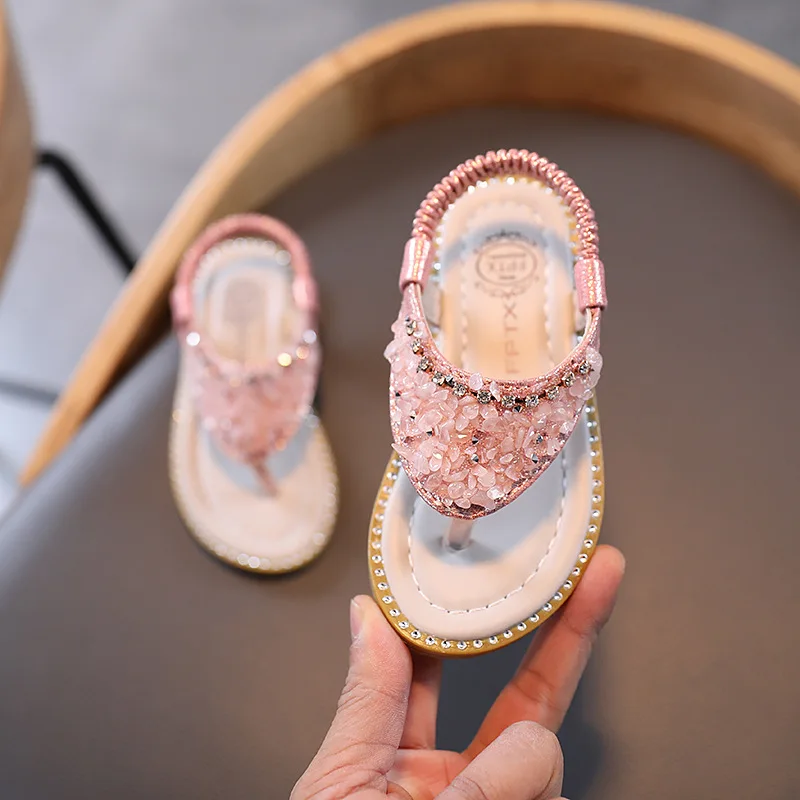 Sandalias Romanas Con Diamantes De Imitación Para Niñas Pequeñas,Sandalias  De Verano Con Tanga - Buy Los Niños Sandalias Romanas,Sandalias Pies  Descalzos Del Bebé,Sandalias Descalzas Product on Alibaba.com