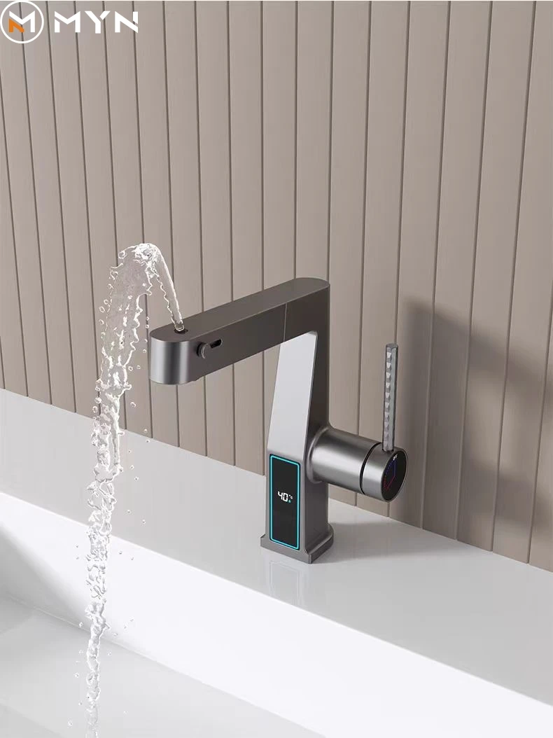 Sanitary Ware High End Temperature Display Screen Wc Lavabo Smart Tap ...