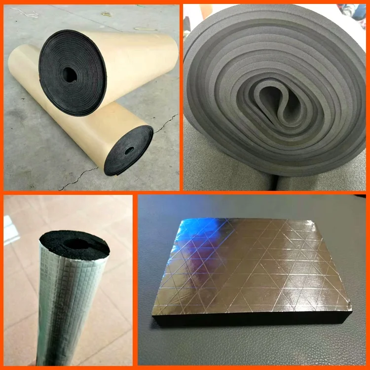 black waterproof natural fireproof soundproof 13MM 15MM 19MM 23MM NBR rubber foam sheet