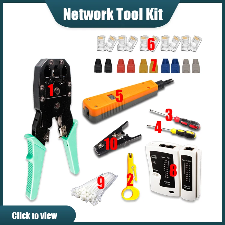 Network Krone Insertion Tool Rj45 Cat6 Network Cable Rj45 Connector