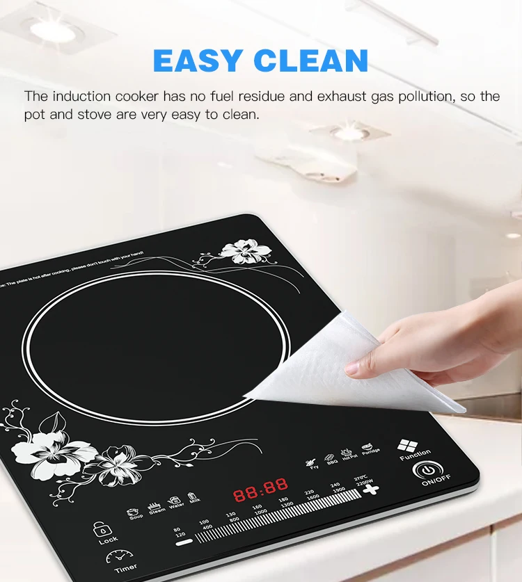 Good Price Slim Portable Small Infrared Cooktop Induction Stove Electric Induction Cooke aperçu 6