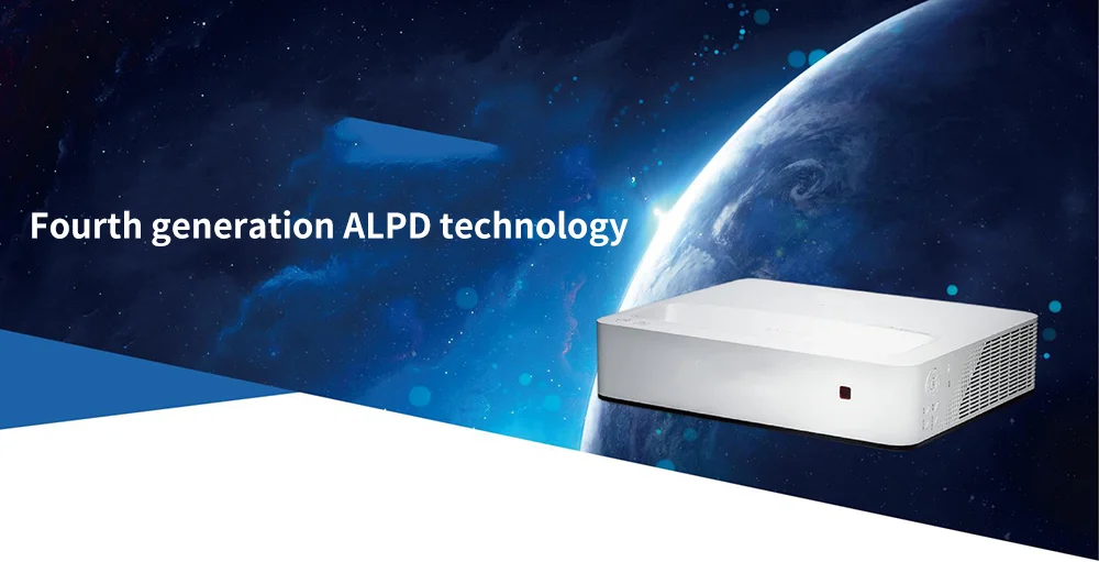 Flyin 4800 ANSI Lumens 3D Cinema Video Projector ALPD HD 4K Laser Projector Home Theater UST  TV Ultra Short Throw 1080p Portable Projector 1