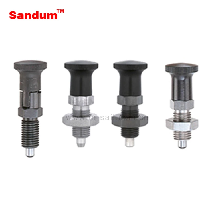 Self Locking Spring Loaded Indexing Plunger Stainless Steel Retractable