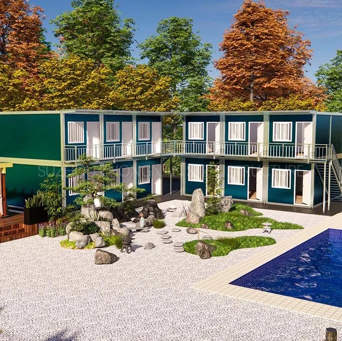 Ready Made Easy Assembly and Disassembly Prefabricated House Containers Homes for Peru
