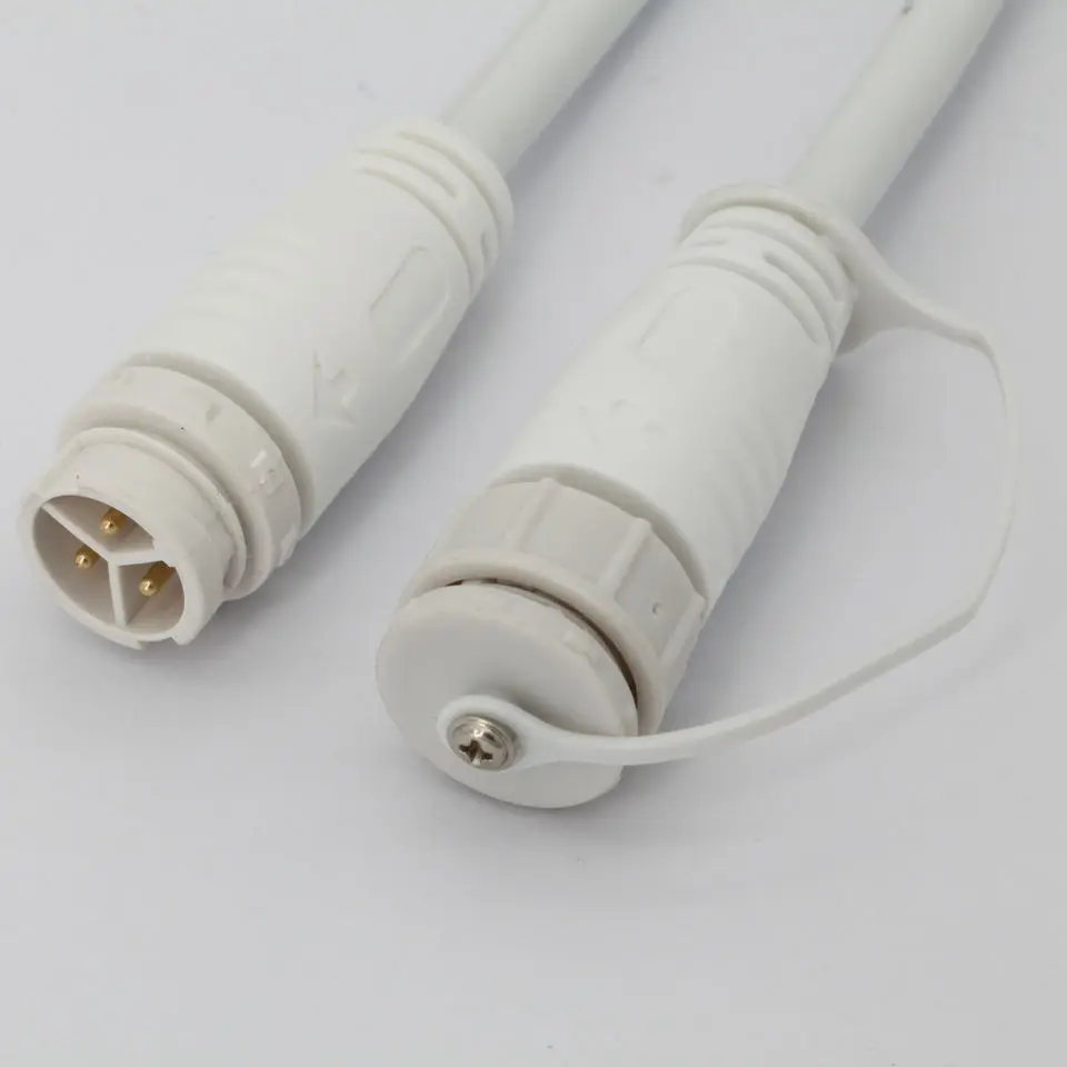 M16 Circular Car Cable Connector 2 3 4 5 6 8 12 Pin Ip67/68 Waterproof