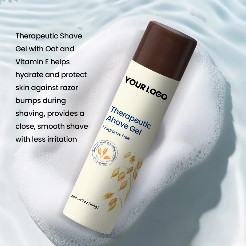 Wholesale Custom Moisturizing Barber Transparent Non-irritating Shaving Gel for Men Use to Help Prevent Razor Bumps(pic4)