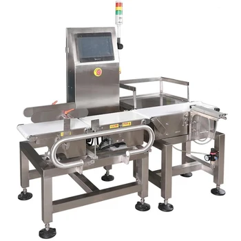 Automatic Check Weigher with Rejection System Weighing Sorter for Fish Meat Poultry Data Export by USB Ethernet
