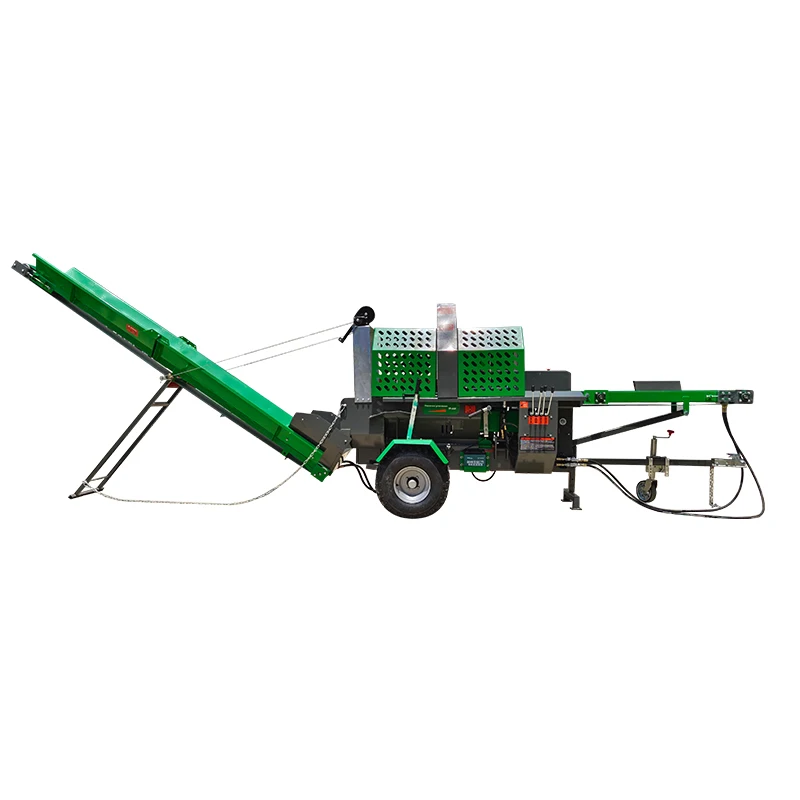 Much More Automatic Firewood Processor with Hydraulic Controlled Log Fixing Clamp