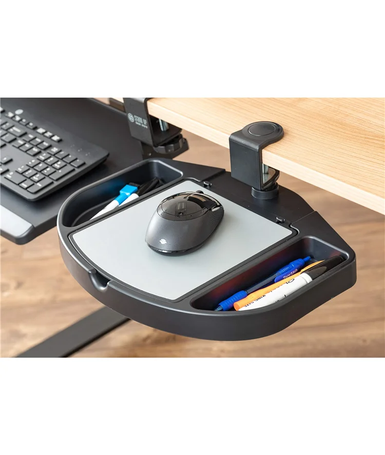 Height-Adjustable Mobile CPU Stand Suitable for Sit Stand Desk Computer Cart Height Adjustable Mobile Cart CPU Computer Cart