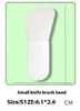 Small knife shaped brush head