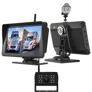 IP67 Waterproof 7 inch 4k Carplay Screen AHD Wireless Car Rear View Back Up Truck Security Camera Touch Screen Monitors