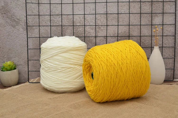 Wholesale 400g/600g/800g/1kg Yarn Cone 3mm 8ply Rugs And Carpet Tufting ...