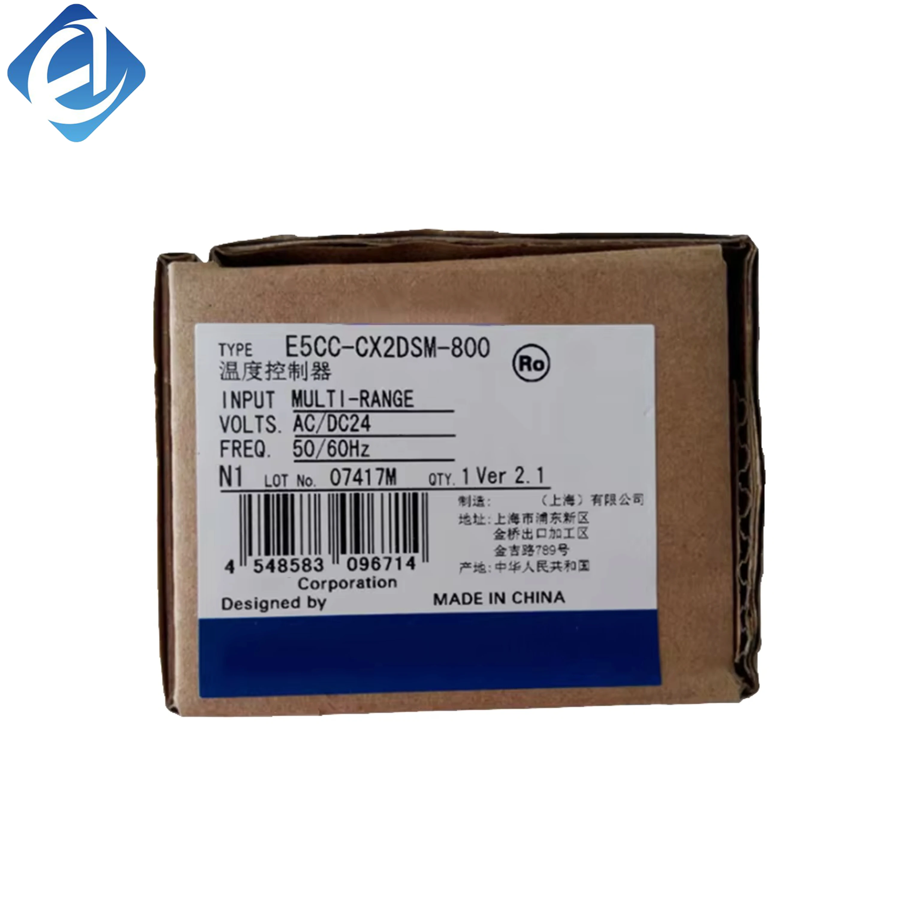 New Original Omron E5CC series digital temperature controller. Compact size, high-precision PID control, multiple signal inputs, voltage output, clear digital display and easy parameter setup. Stable and reliable, widely used in packaging machinery, heati