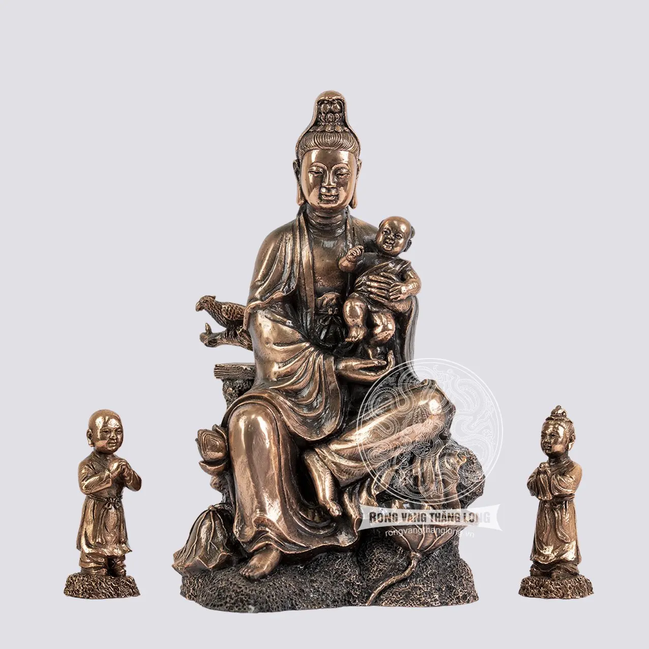Petite Statue Bouddha Vintage En Laiton Doré - Décoration Maison 2x1,5x3,3 Cm, Neuf Sous Blister