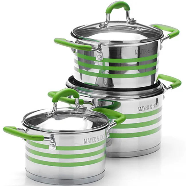 Cookware Stackable 100Pc Masculine Enjoy Gripper 13 Cookware Meyer Cookware Setsroups Enterprise Stock Pot Stainless