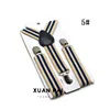 5#(khakis double navy blue stripes)