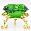 Soporte verde y dorado