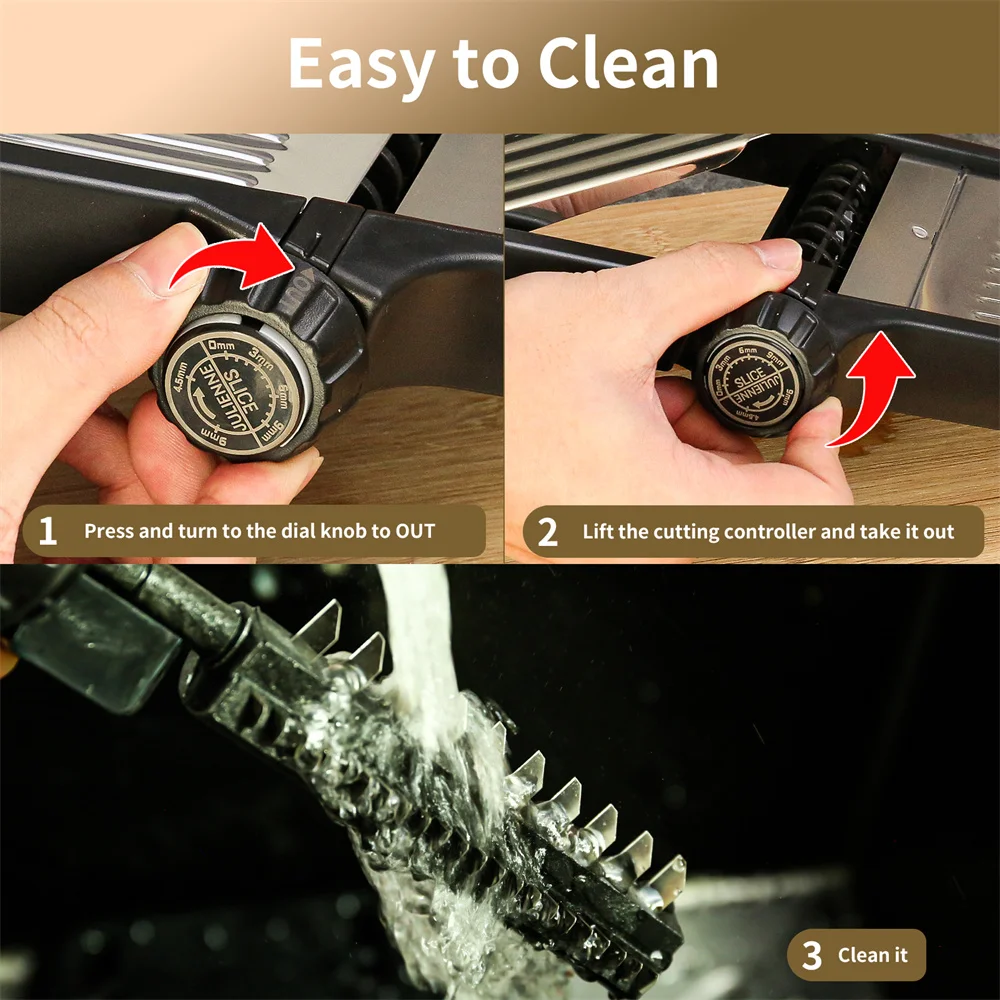 Gadget 2025 New Arrival Mandoline Fruit Slicer Multifunctional Shredder Julienne Cutter Slicer Safe Mandoline Slicer