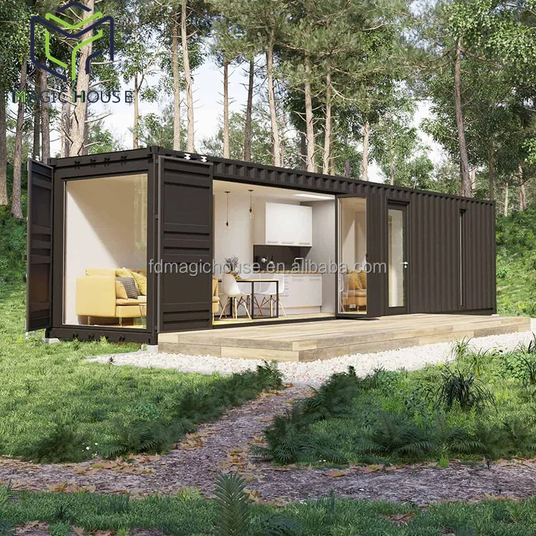 Casa contenedor de lujo, contenedor plegable portátil para 2 ...