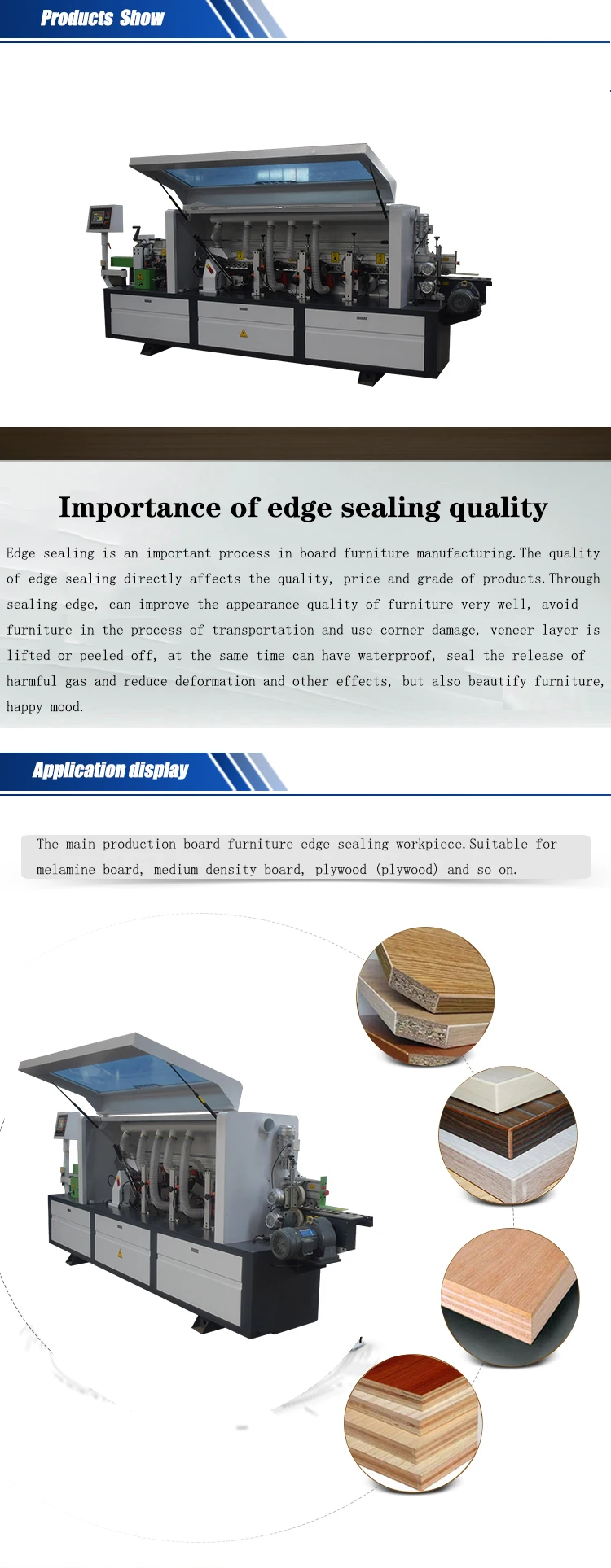 Allison 2024 New Arrival Top Best Multifunction Edge Bander Woodworking