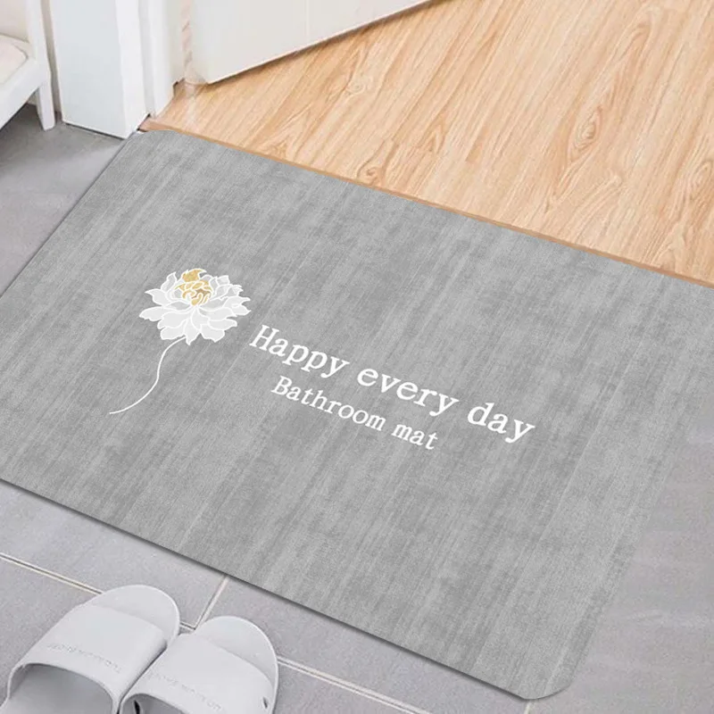 New Design Custom Made Soft 100% Polyester Microfiber Super-Microfiber Bath and Floor Mat - Anti-Slip PVC Backing, Door Mat, Entrance Mat, Ideal for Kitchen, Bedroom, Living Room, and More supplier