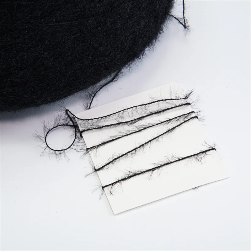 OLE Brand eyelash mink Yarn Knit Weaving 2cm Long Hair Fancy Feathers Knitting Yarn