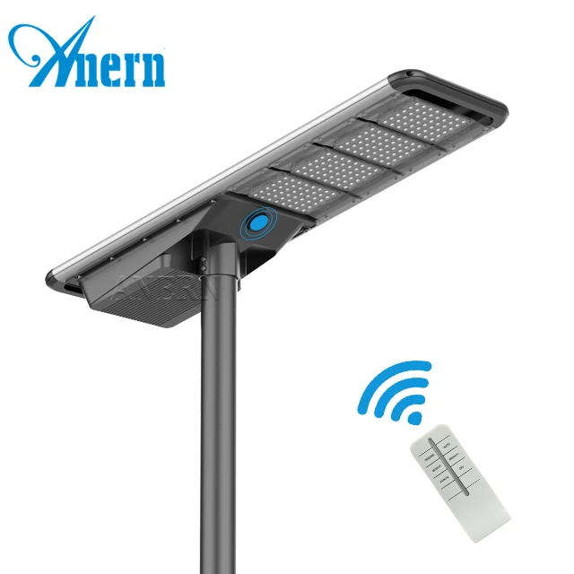 Anern 60w all in one integrated solar street light with battery