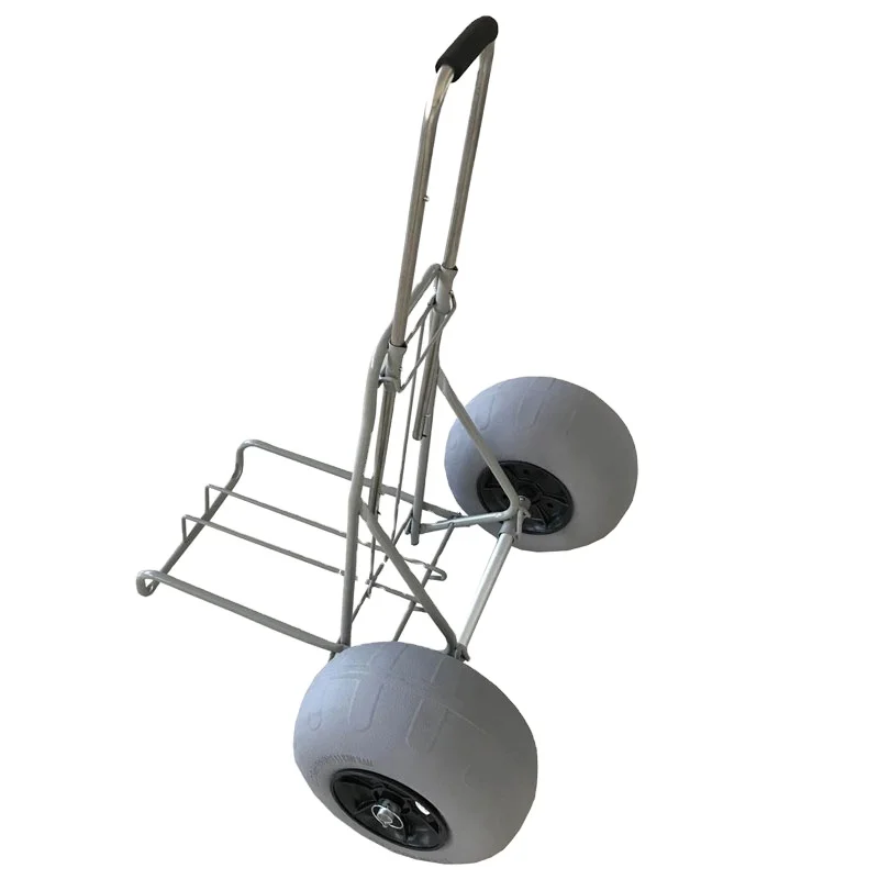 Challenger Mobility Folding Platform Beach Cart with Large Balloon Tires  OEM Customizable Stainless Steel for Sand Use