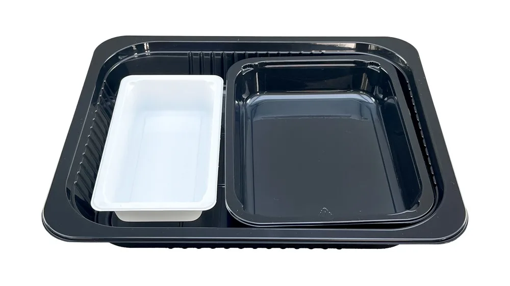 Cpet Tray Recycling Microwave Oven Safe Disposable Plastic Food Tray