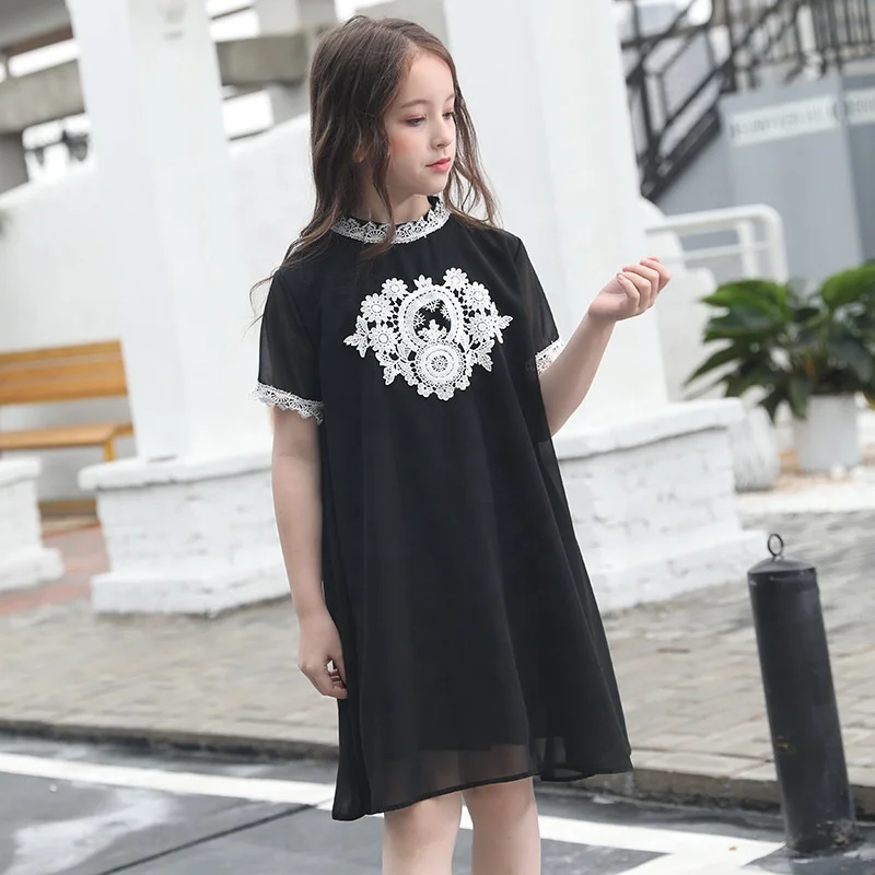 black dress teenage Zapaka Women Black Corset Detachable Long Sleeves A-Line Homecoming Dress Tulle Short Party Dress, Black / US24W