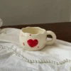 Coppa di caramelle con fiocco a cuore rosso da 300 ml