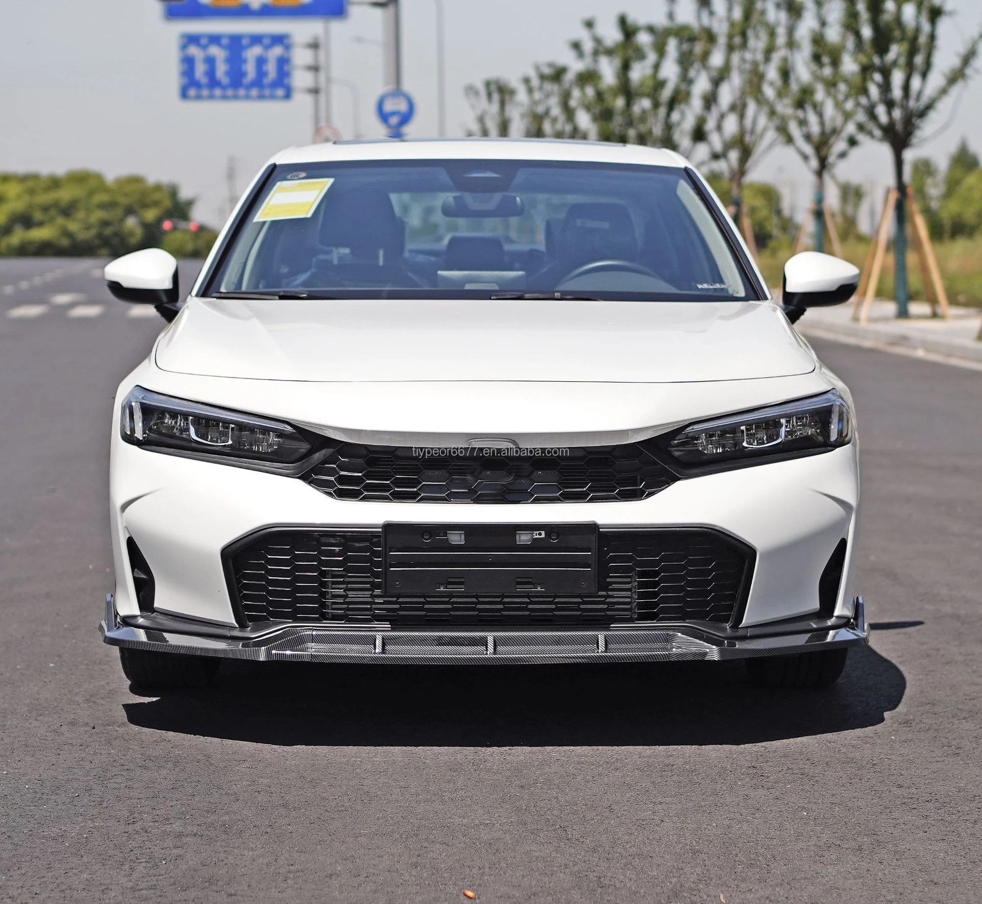 product tiypeor front lip bumper front splitter fit for honda civic 115th 2025 modified tuning accessories jdm style-11