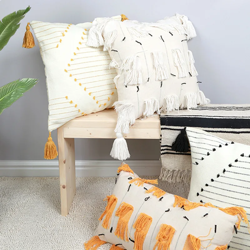 Geometric Design Boho cushion cover throw pillow Manufacturers simple