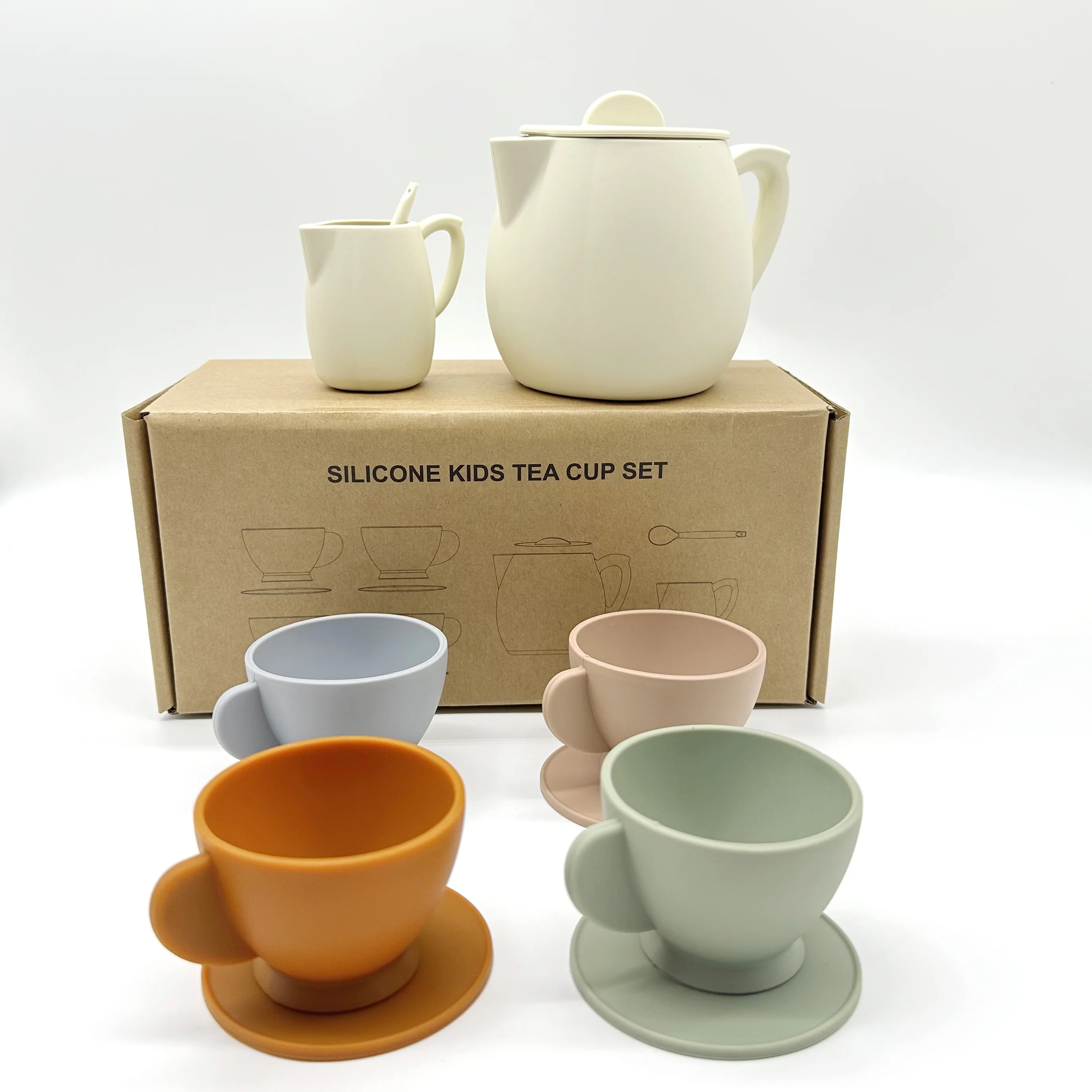 Силиконовый набор из 12 предметов для маленьких