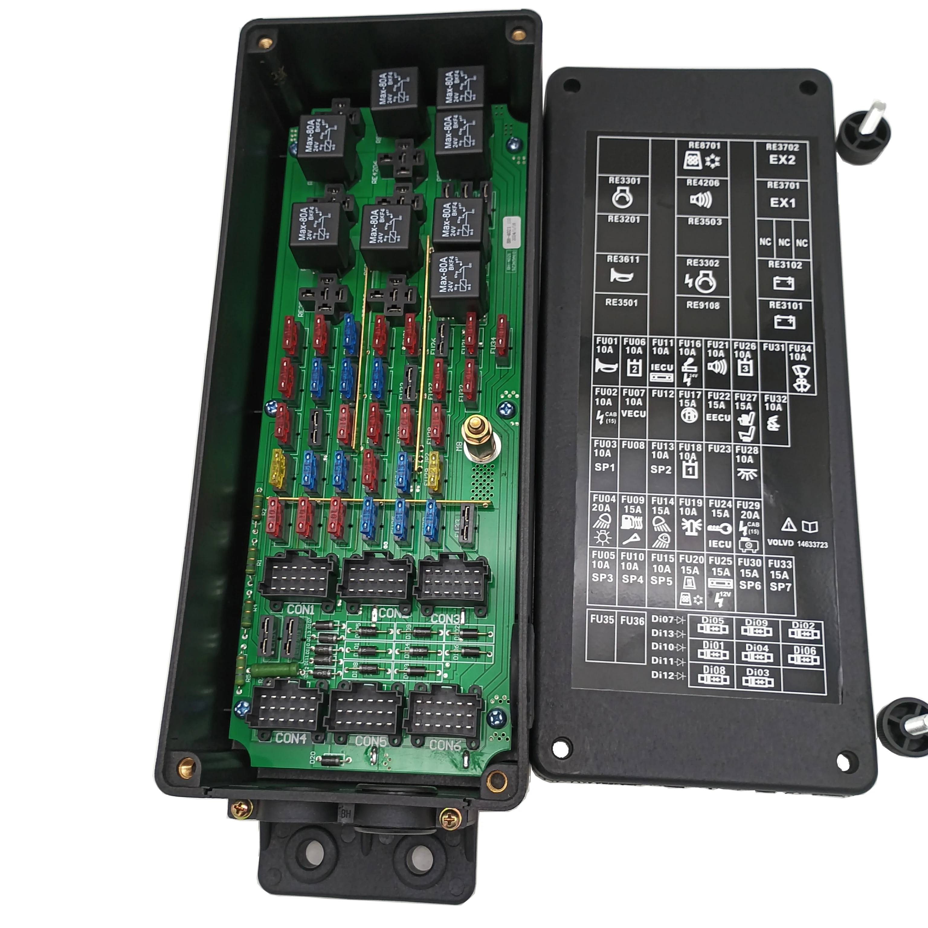 14613137 Factory Price Fuse Box Assembly Relay Excavator Parts VOE 14613137 EC340D EC340DL