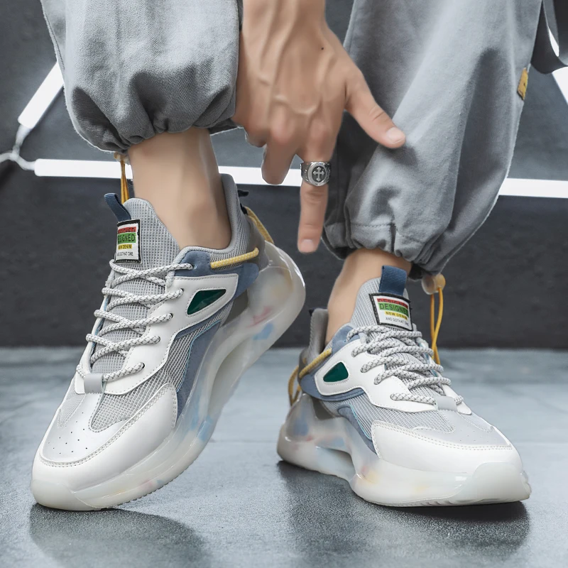 Fashion Men Running Shoes Zapatos Hombre Breathable Light Sports Walking  Casual Shoes Training Sneakers