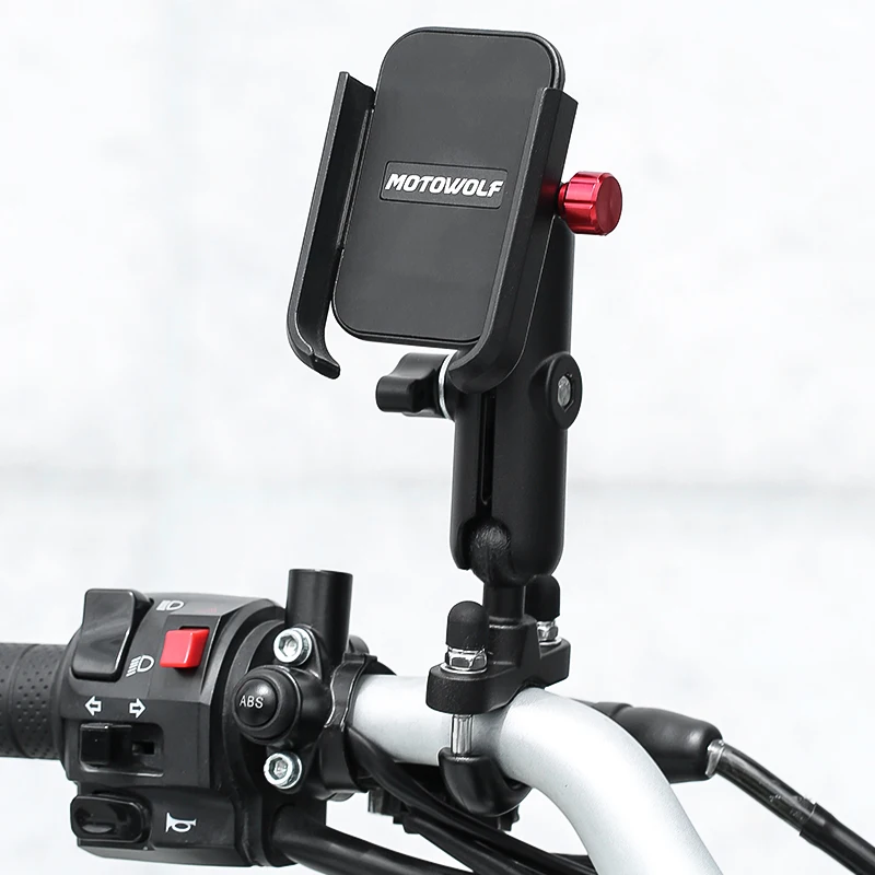 motorcycle motowolf cp holder v1 Smartphone Holder Motowolf Cp Holder V1 Motowolf CP Mount Adjustable  Motorcycle Phone Holder