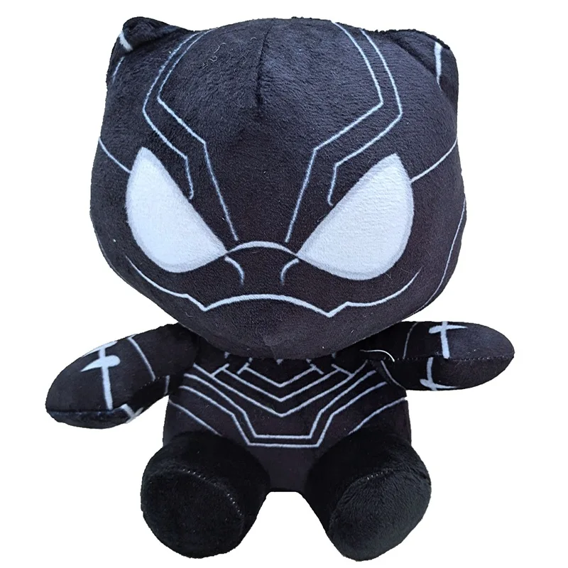 20cm Movie Doll Spiderman Groot Black Panther Soft Stuffed Plush Toy ...