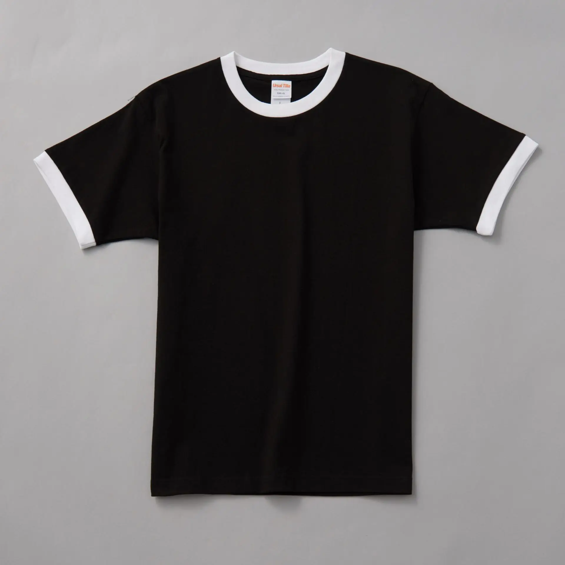 Zengjo Men's Ringer Tee Crew Neck Athletic T Shirts Short Sleeve Sport Shirt for Men